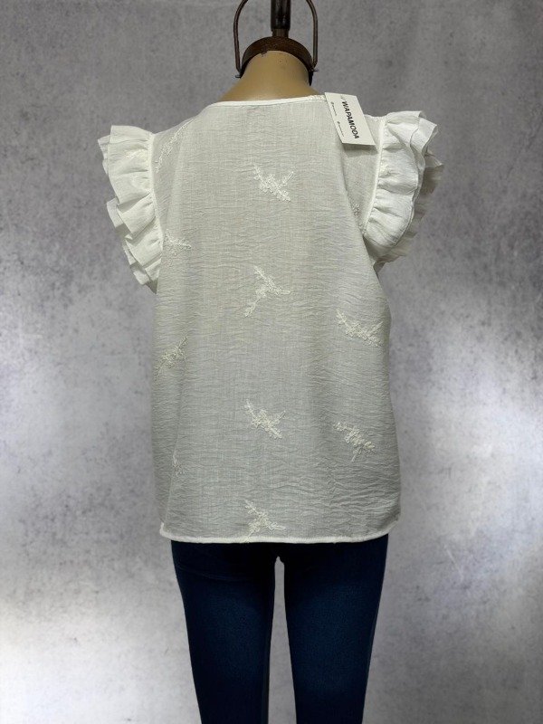 Producto - BLUSA KALA BLANCA LINO BORDADA - 3