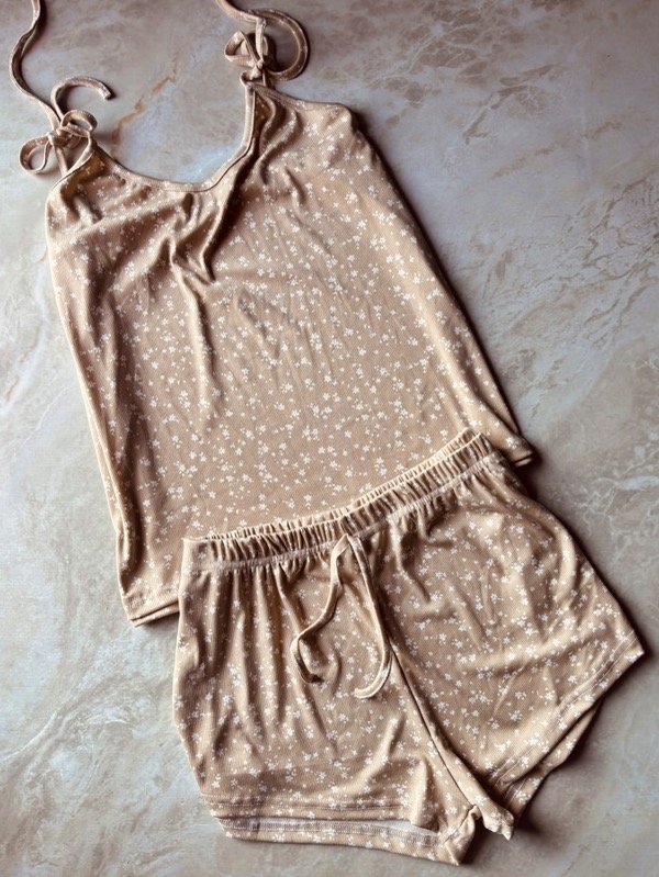 Set flores nude