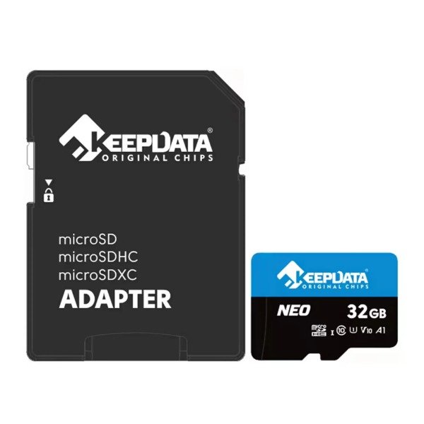 Producto - Keepdata Neo KDMSDC10U1V10A1/32G - Microfono SD con Adaptador - 95MB/s