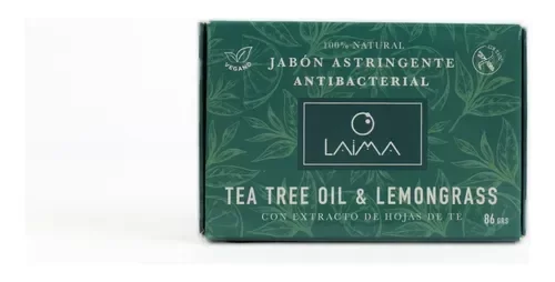 Producto - JABON ASTRINGENTE ANTIBACTERIAL -Tea tree,lemongrass- SIN TACC - LAIMA - 86 g