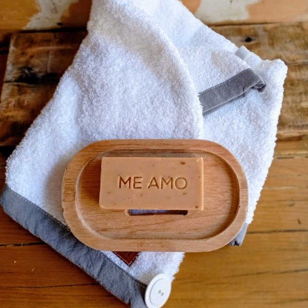 Producto - Turbante de Toalla + Jabonera + Jabón Artesanal II