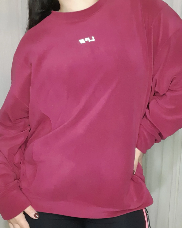 Producto - NEW - Buzo Basic LS Magenta Oscuro