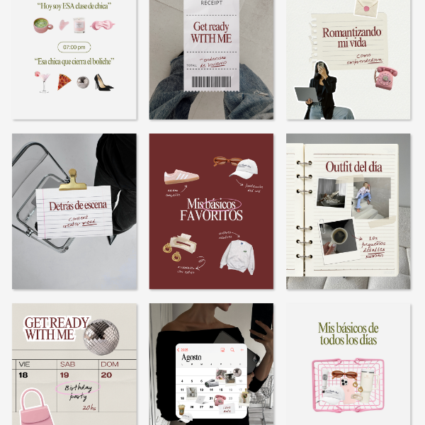 Producto - Trend Aesthetic - Plantilla editable en Canva