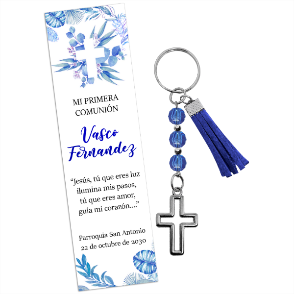 Producto - Llavero de Cruz + Fleco