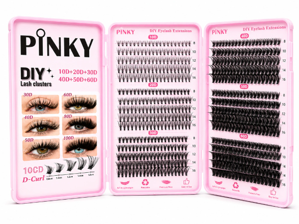Producto - PESTAÑAS PUNTO POR PUNTO PINKY PKY-B021-51