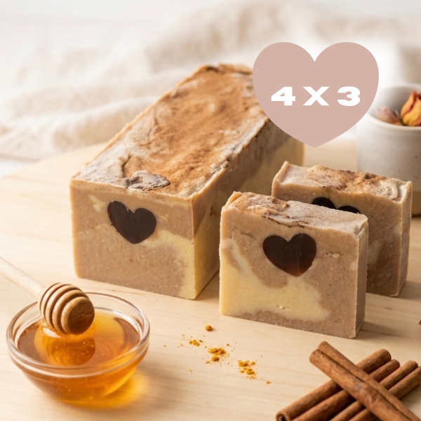 Producto - Canela y Miel corazón de chocolate - 0
