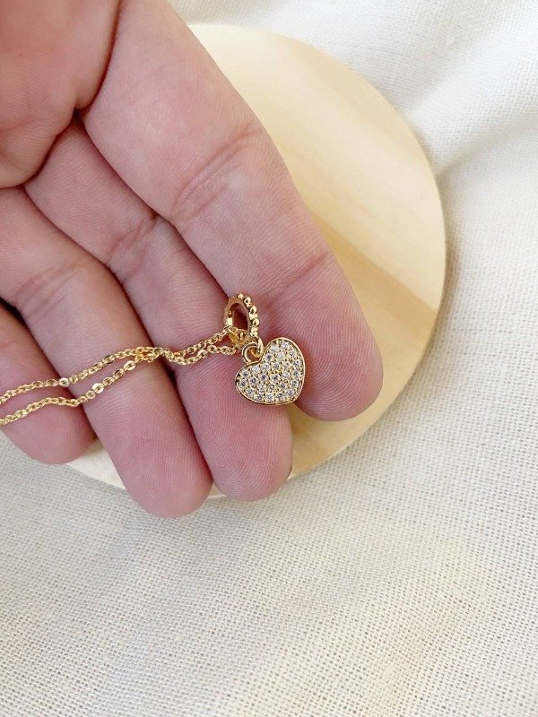 Producto - COLLAR CORAZON ZIRCON