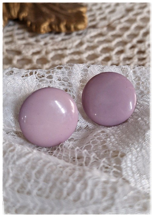 Producto - Aros plástico lila