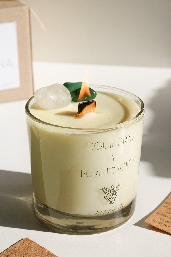 Producto - Vela Equilibrio y purificación