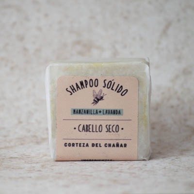 Producto - Shampoo Sólido Cabello Seco 40gr - Corteza del Chañar
