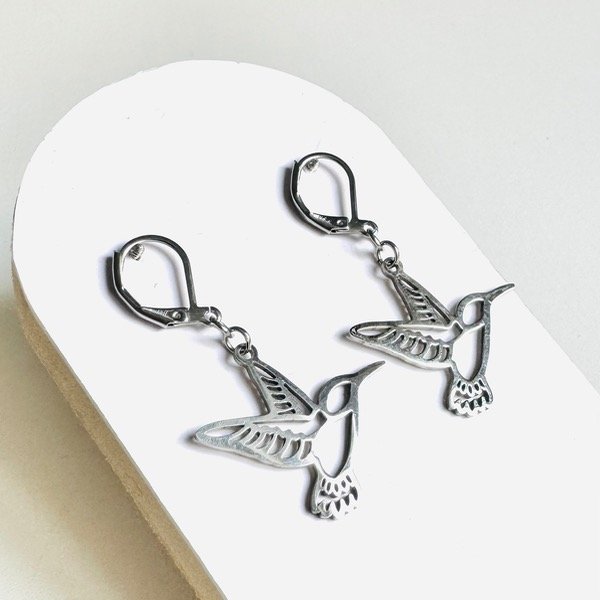 Producto - Aros colibrí simple