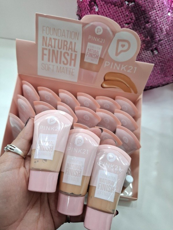 Producto - Base líquida NATURAL FINISH soft matte PINK 21