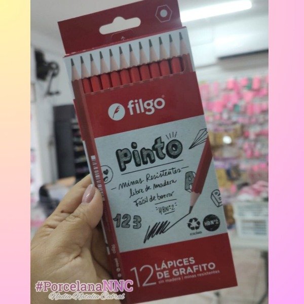 Producto - Pack de 12 lápices de grafito filgo