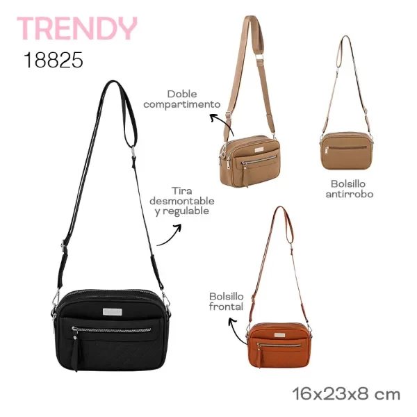 Producto - CARTERA BANDOLERA TRENDY 18825