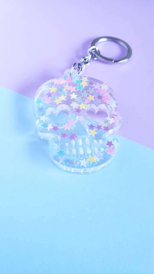Producto - Llavero skull - Stars II