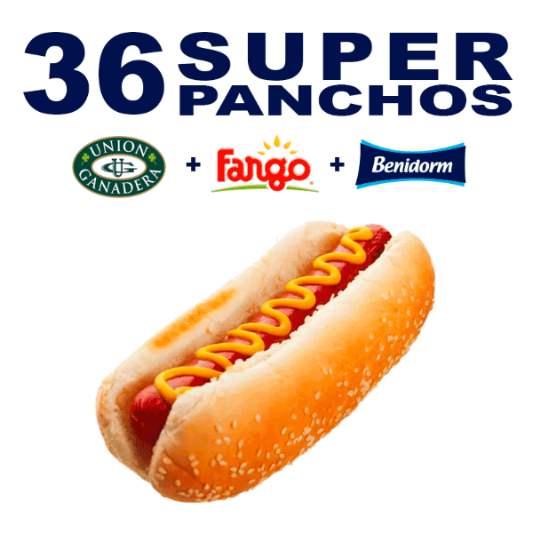 Producto - 36 Salchichas Largas UNION GANADERA + Fargo + Ade