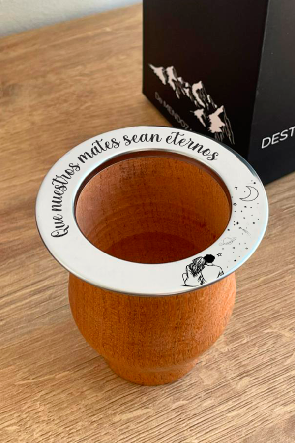 Producto - MATE CAMIONERO DE ALGARROBO - PERSONALIZADO