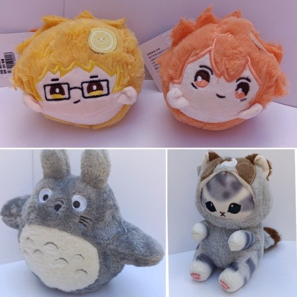 Producto - Peluches Varios Ghibi, Haikyu , Mofusan (ingrese para elegir ) 10 cm a 30 cm