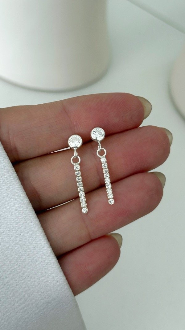 Producto - Pasantes susy tira strass 2,5cm largo P925