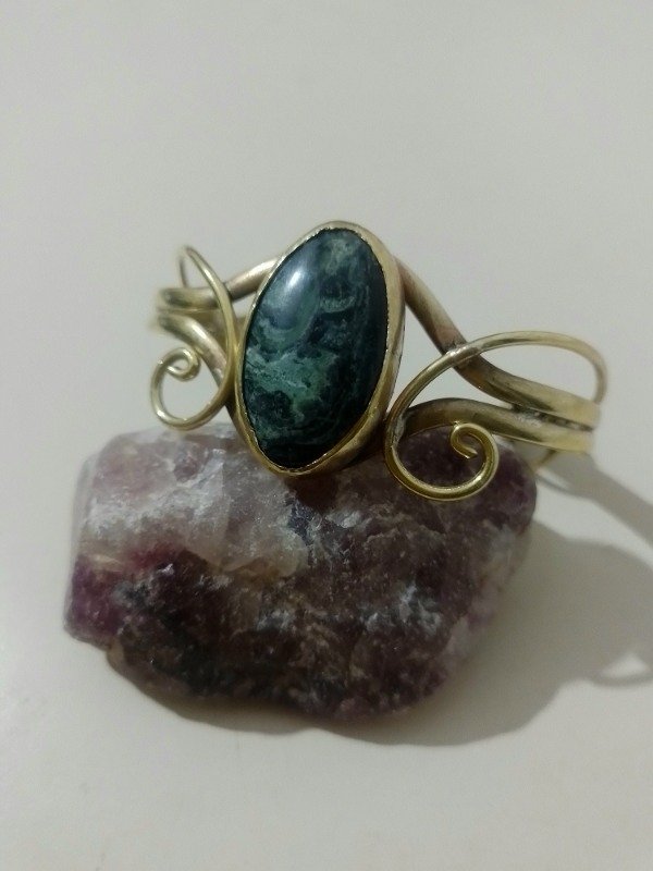 Producto - Pulsera Jaspe Galaxy en bronce