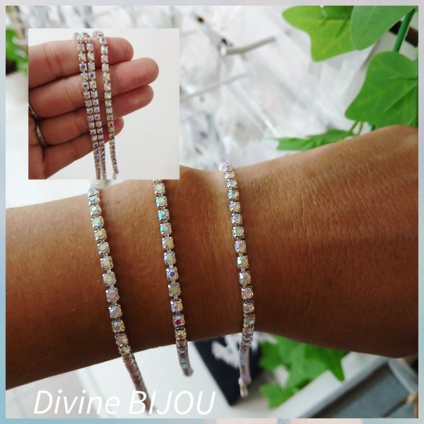 Producto - Pulsera con strass tornasol