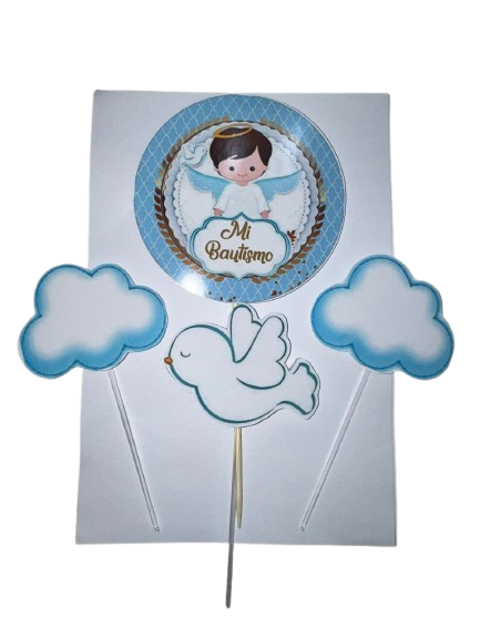 Producto - Set Toppers Bautismo Niño x 1