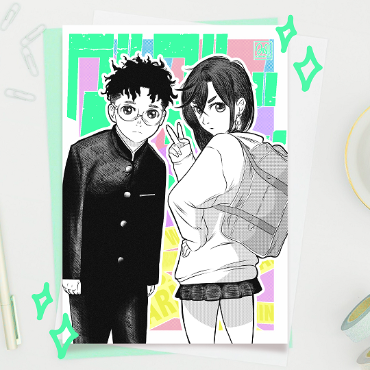 Producto - Ilust. Momo x Okarun // Dandadan