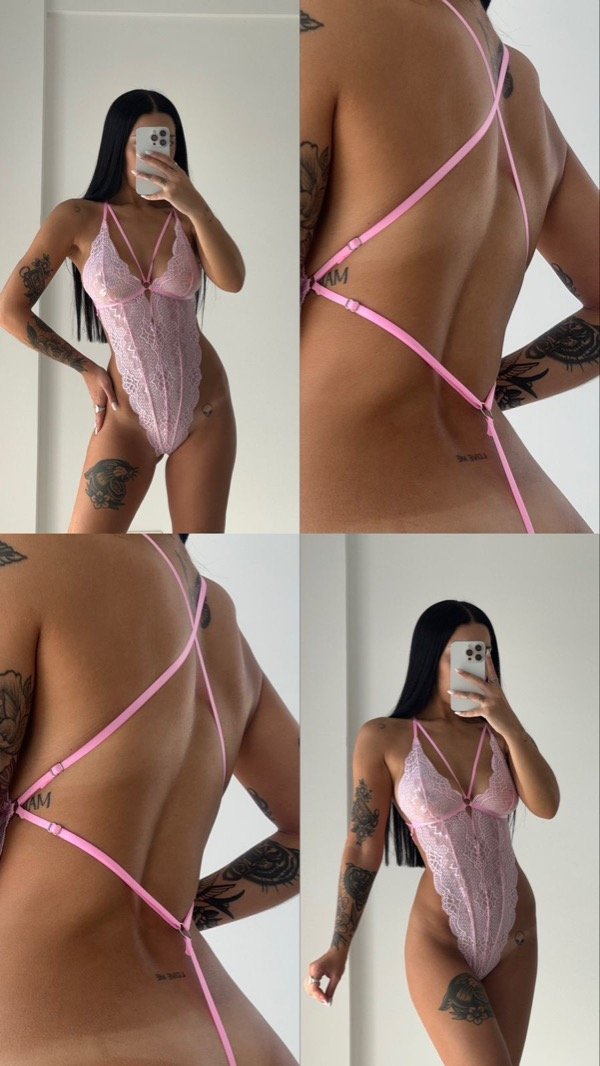 Producto - Body trini hilo rosa