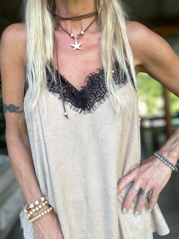 Producto - Musculosa lencera nude