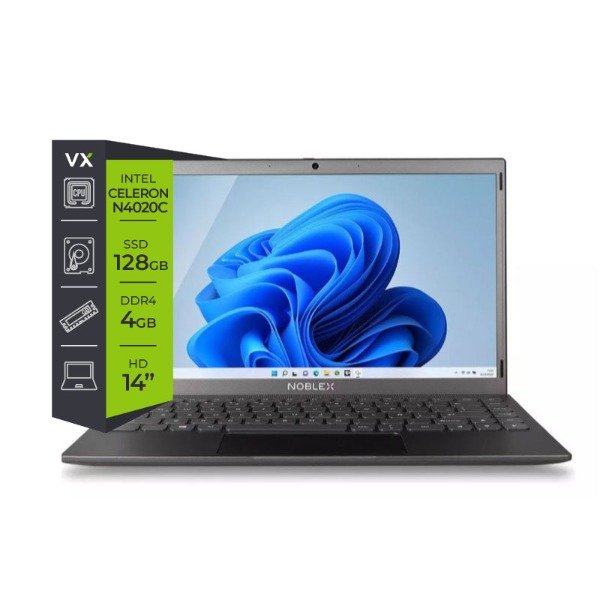 Producto - NOTEBOOK NOBLEX N14W INTEL N4020C// SSD 128GB //4GB RAM