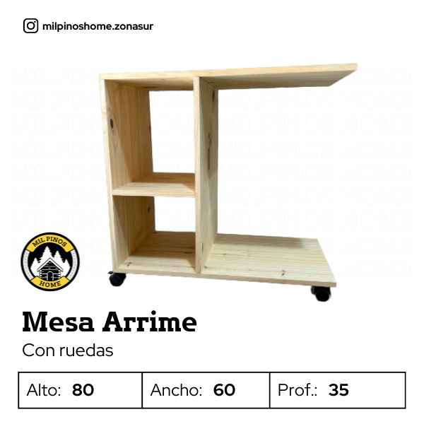 Producto - MESA ARRIME CON RUEDAS