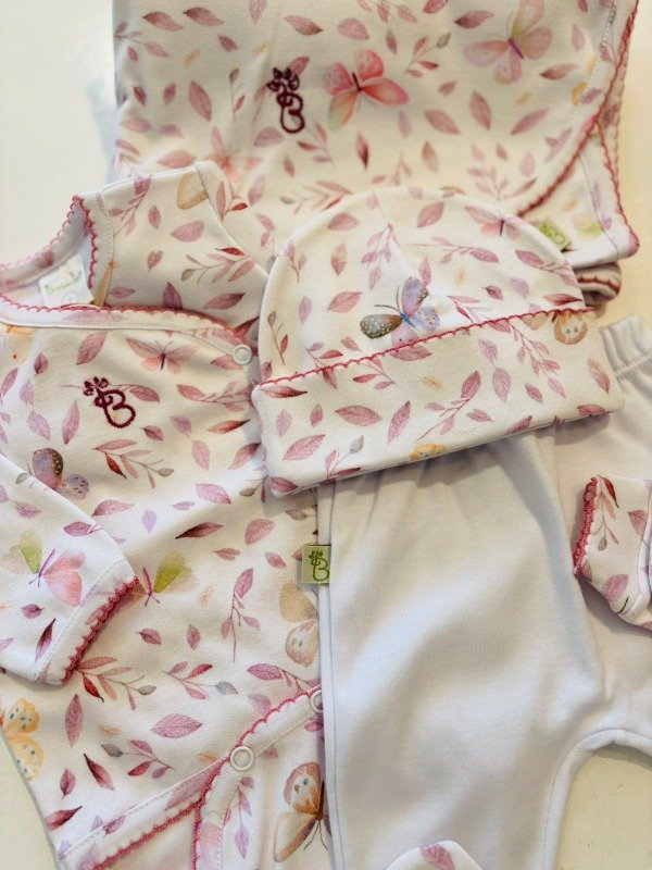 Producto - Ajuar 3 prendas Pima Mora