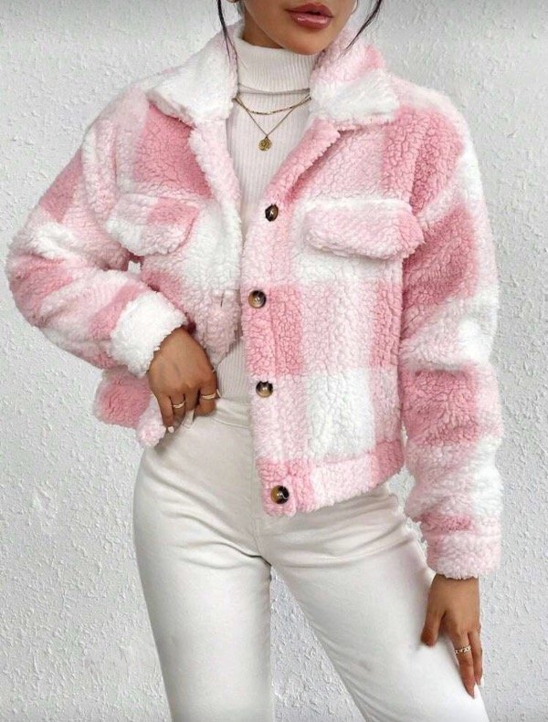 Producto - Chaqueta corderito con botones