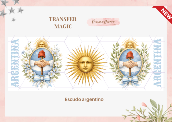 Producto - Transfer magic - Escudo argentino