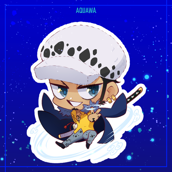 Producto - Sticker de Trafalgar D. Water Law