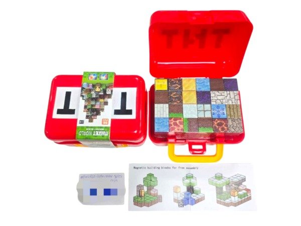 Producto - MY WORLD CUBO IMAN 96PCS CAJA