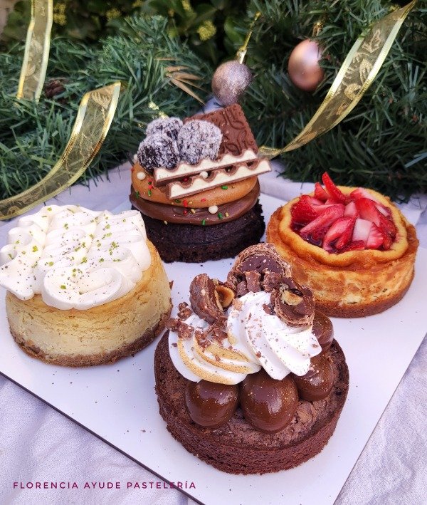 Producto - BOX POSTRES 10 CM x 4 unidades - (sug para 8 personas)