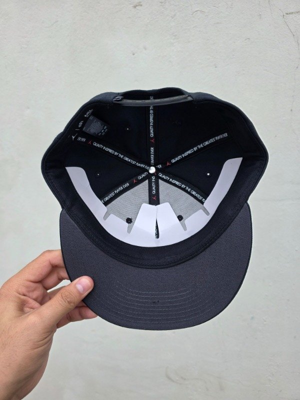 Jordan brand pro snapback black/white — imagen 8