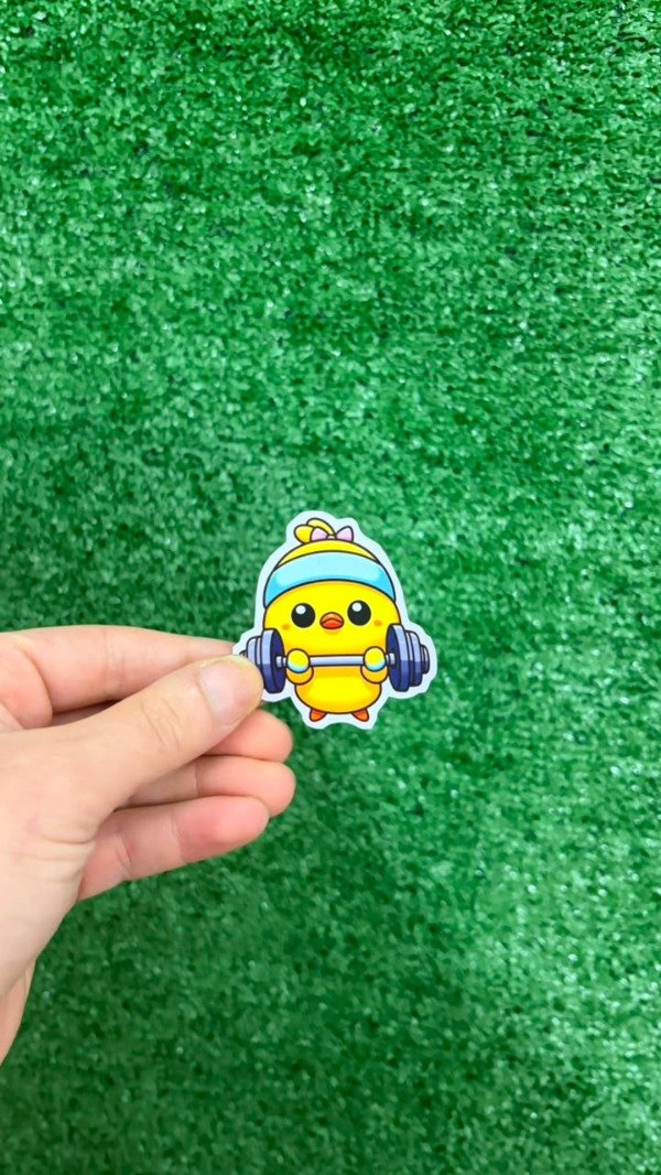 Producto - Stickers Fitness - Para Termos - FITNESS DUCK