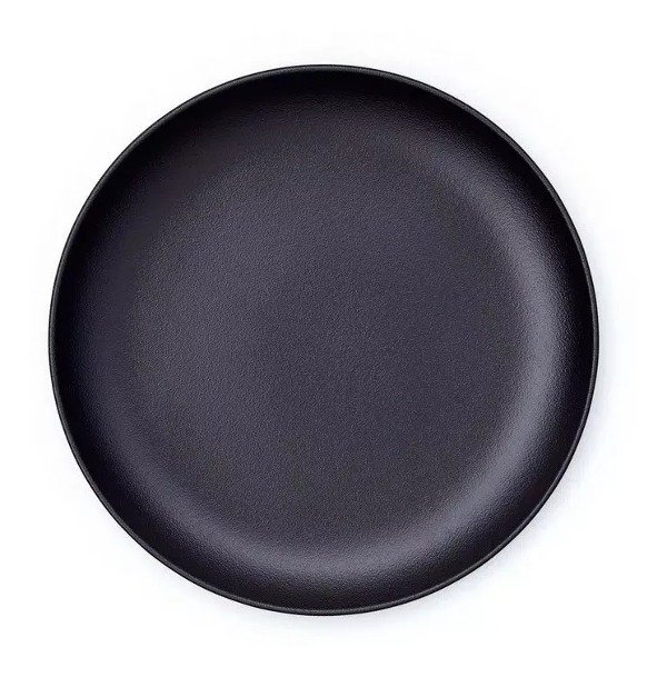 Producto - Fuente Plato Playo 21 Cm Rak Negro Porcelain Premium