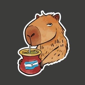 Producto - Capivara, tomando mate 31