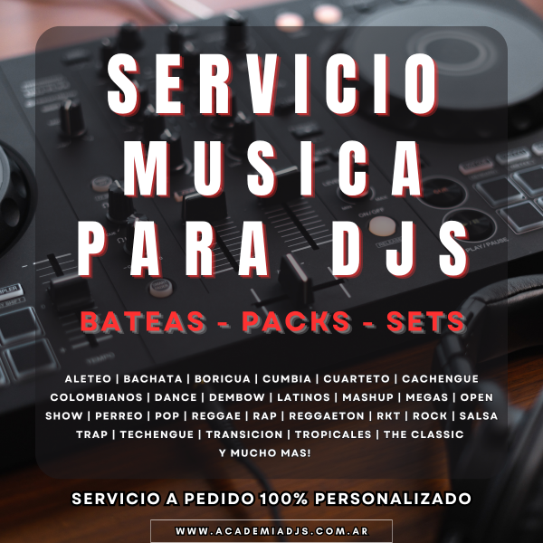 Producto - SERVICIO DE MUSICA PARA DJS