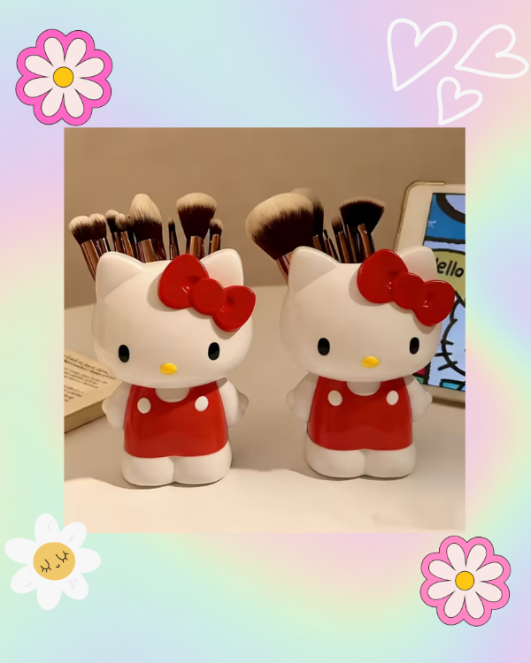 Producto - Organizador Porta Lápices / Brochas Hello Kitty Roja