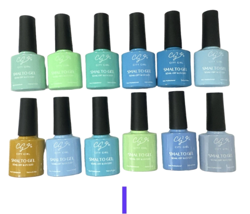 Producto - Esmalte city girl 7ML tonos 97-108 por unidad I