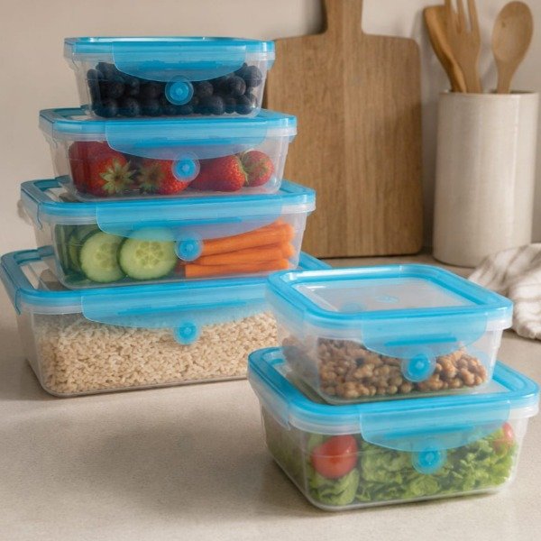 Producto - Set x6 Tuppers Tapa Flexibles