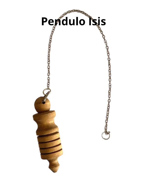 Producto - Pendulo de madera. Pendulo Isis