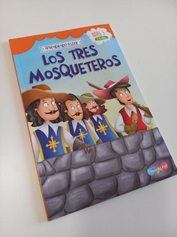 Producto - Aprendiendo a leer: Los 3 mosqueteros