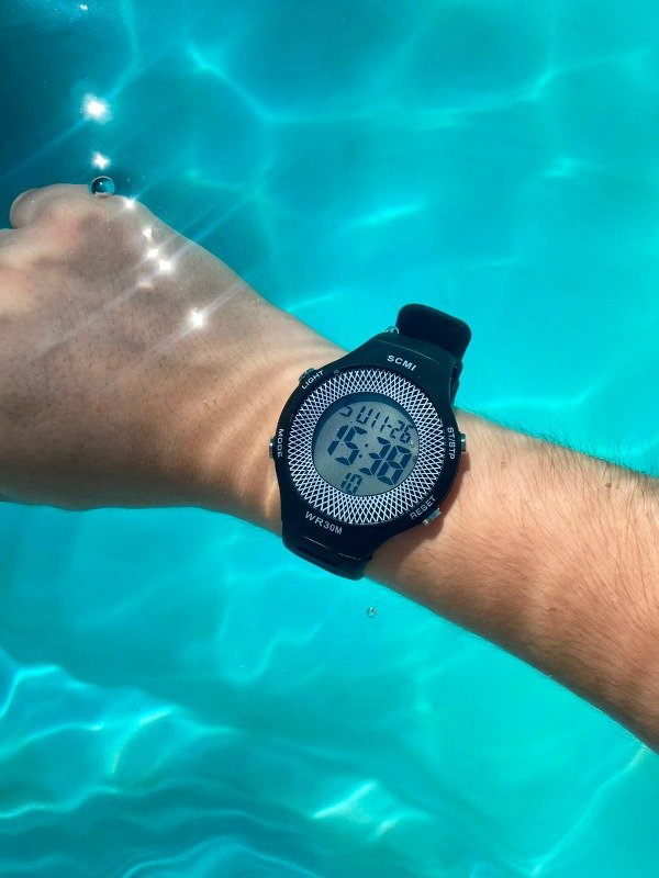 Producto - Reloj Grecia Negro Sumergible