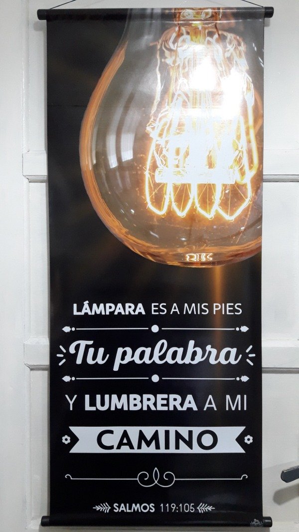 Producto - Banner Cristiano Gigante SALMOS 119:105