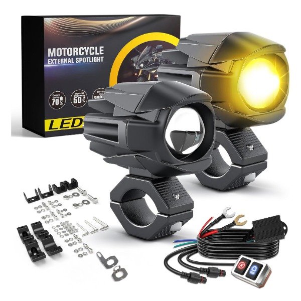 Producto - PM-GRMOTO // Faro auxiliar Bi LED de 2 pulgadas Alta y Baja